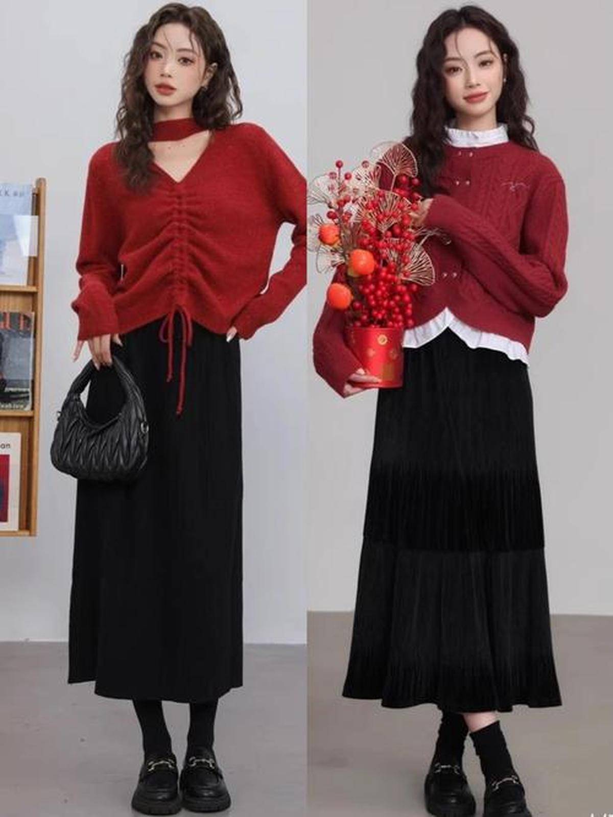 穿搭低调显贵氛围感拉满开元ky棋牌新年喜庆(图2)